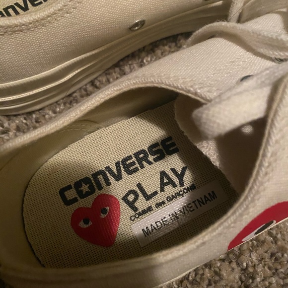 Men’s Comme Des Garçon Play converse low top - Picture 4 of 4
